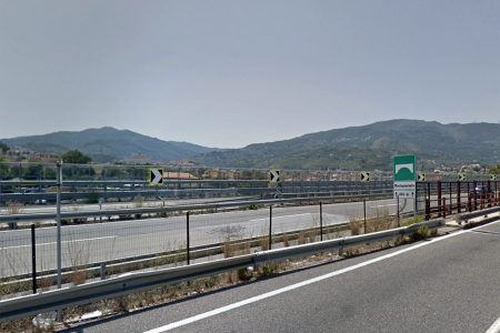 viadotto montagnareale sull'autostrada A20 Messina-Palermo