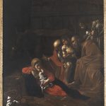 “L'adorazione dei pastori” opera di Caravaggio esposta al museo di Messina (MuMe)