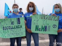 sit in contro la chiusura del centro nemo sud di messina