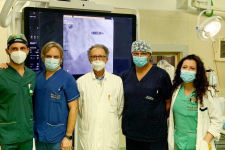 equipe cardiologia ospedale papardo impianta pacemaker senza fili