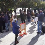 manifestazione contro cateno de luca sindaco di messina