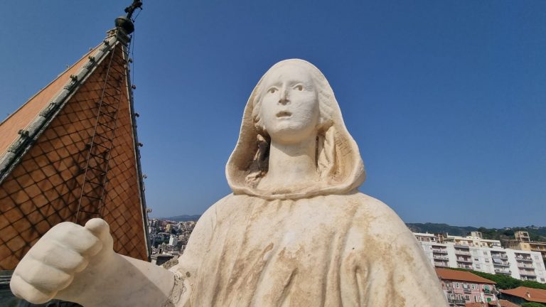 statua santuario di montalto, madonna della vittoria