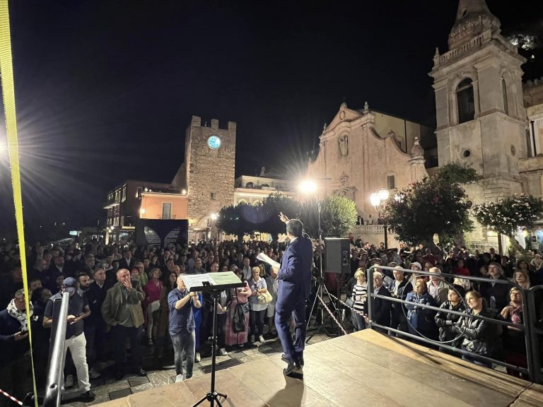 cateno de luca candidato sindaco di taormina