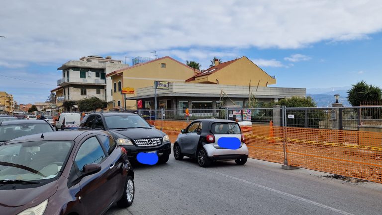 lavori pista ciclabile zona principe s agata