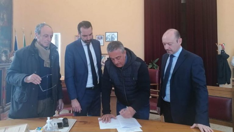 consegna lavori frana di tremonti