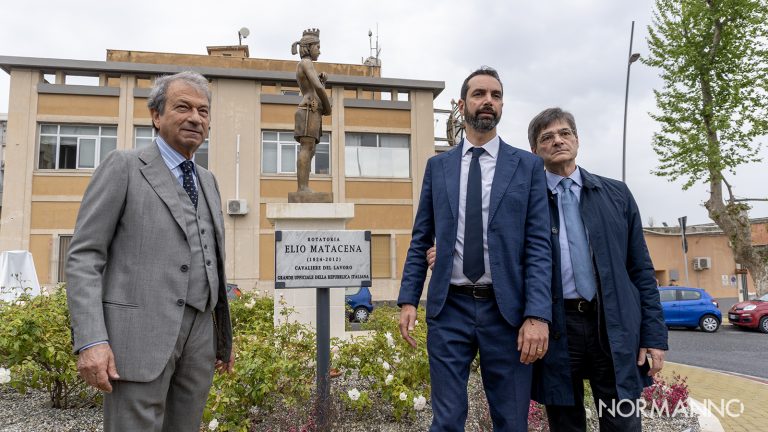 rotonda via industriale via santa cecilia intitolata ad elio matacena