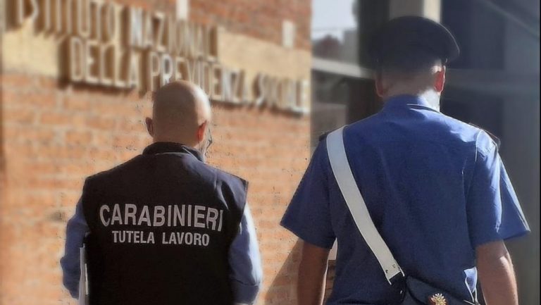 carabinieri tutela del lavoro di fronte all'inps per indagini sul reddito di cittadinanza