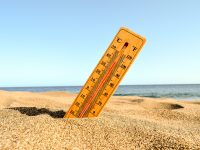 termometro allerta caldo estate spiaggia