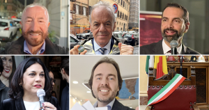 candidati sindaco di messina elezioni comunali 2026: Gaetano Sciacca, Marcello Scurria, Federico Basile, Antonella Russo, Lillo Valvieri