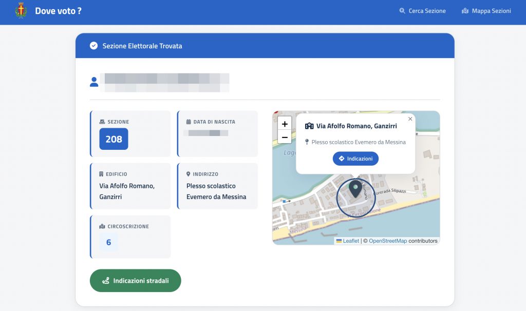 piattaforma dove voto comune di messina elezioni 2026